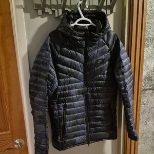 Nike Black / Dark Gray Down Puffer Jacket In Mens Medium